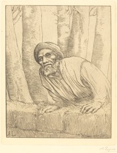 दीवार पर चढ़ता हुआ आदमी (एल#39;एस्केलेड) द्वारा अल्फोंस लेग्रोस