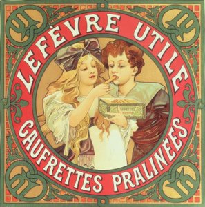 Lefèvre-Utile - Praline वेफर्स द्वारा अल्फोंस मुचा