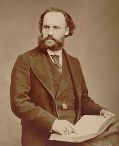 संगीतकार चार्ल्स लेनेपव्यू का पोर्ट्रेट 1840-1910, 1875। द्वारा अल्फोंस टेरपेरो