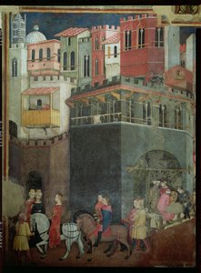 शहर में अच्छी सरकार के प्रभाव, वास्तुकला और नागरिकों का विस्तार, 1338-40 द्वारा एम्ब्रोगियो लोरेंजेटी
