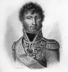 जोआचिम मूरत (1767 - 1815), फ्रांस के मार्शल, नेपल्स के राजा "फ्रांसीसी की जीत और विजय के बाद फ्रांसीसी जनरलों के चित्र" में 1818 में एम्ब्रोस टार्डियू द्वारा उत्कीर्ण। स्टेला संग्रह। द्वारा एम्ब्रोडि टार्डिउ