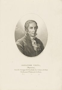 एलेसेंड्रो वोल्टा का पोर्ट्रेट 1745-1827, सीए 1820। द्वारा एम्ब्रोडि टार्डिउ