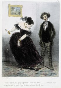 कैरिकेचर - चाम द्वारा "" मेडेलिन्स "" में, v.1870-1880 द्वारा Amedee de Noe (चाम)