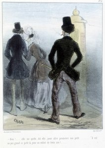 कैरिकेचर - चाम द्वारा "" मेडेलिन्स "" में, v.1870-1880 द्वारा Amedee de Noe (चाम)