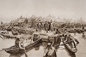 इंग्लैंड, दो हजार साल पहले, 1920 में प्रकाशित एचजी वेल्स, वॉल्यूम I द्वारा &39;इतिहास की रूपरेखा&39; का चित्रण द्वारा अमेदी फॉरेस्टियर