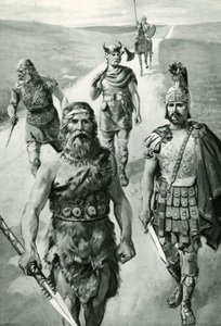 इंग्लैंड की सड़कें: प्राचीन ब्रिटिश प्रमुख, रोमन सैनिक, सेक्सन, डेन और नॉर्मन द्वारा अमेदी फॉरेस्टियर