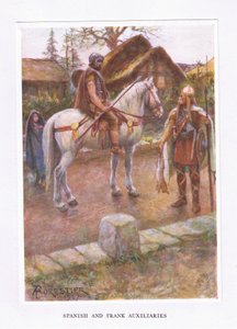 स्पेनिश और फ्रैंक सहायक, रोमन सैनिक का चित्रण, 1928 द्वारा अमेदी फॉरेस्टियर