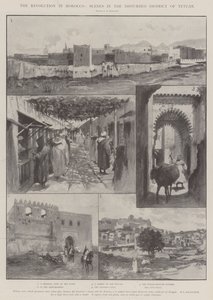 मोरक्को में क्रांति, टेटुआन के अशांत जिले में दृश्य द्वारा अमेदी फॉरेस्टियर