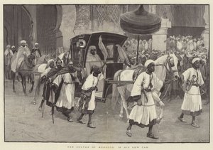 उनकी नई कैब में मोरक्को का सुल्तान द्वारा अमेदी फॉरेस्टियर