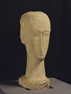 सिर, c.1911-12 (पत्थर)