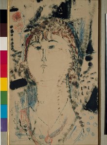 Amedeo Modigliani द्वारा रोजा पोरपिना पेंटिंग द्वारा एमेडियो मोदिग्लिआनी