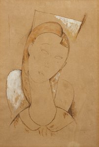 युवा महिला; युवा महिला, सी। 1917-1918 द्वारा एमेडियो मोदिग्लिआनी