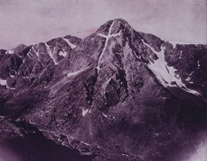 होली क्रॉस का पर्वत, कोलोराडो (बी / डब्ल्यू फोटो) द्वारा अमेरिकी फ़ोटोग्राफ़र (बाद में)