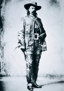 बफ़ेलो बिल कोडी (1846-1917) (बी/डब्ल्यू फोटो) द्वारा अमेरिकी फोटोग्राफर