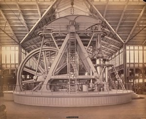 कॉर्लिस इंजन, शताब्दी अंतर्राष्ट्रीय प्रदर्शनी, फिलाडेल्फिया, 1876 (एल्बम प्रिंट) द्वारा अमेरिकी फोटोग्राफर