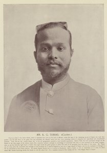 श्री केजी टोबियास, सीलोन
