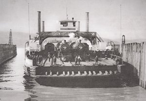 कॉन्ट्रा कोस्टा फेरी, c.1920 (b/w फोटो) द्वारा अमेरिकी फोटोग्राफर
