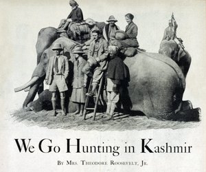 थिओडोर रूजवेल्ट III और एलेनोर बटलर अलेक्जेंडर-रूजवेल्ट कश्मीर में शिकार, 1925 द्वारा अमेरिकी फोटोग्राफर