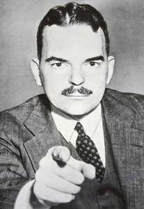 थॉमस ई. डेवी (1909-71) (बी/डब्ल्यू फोटो) द्वारा अमेरिकी फोटोग्राफर