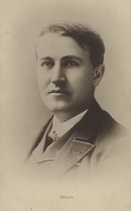 थॉमस एडिसन (1847-1931), अमेरिकी आविष्कारक द्वारा अमेरिकी फोटोग्राफर