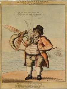 एक ततैया फ्राक ले रही थी, 1813 द्वारा American School