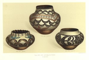 Acoma पॉटरी द्वारा अमेरिकी स्कूल