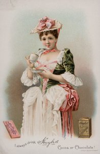 Huyler के कोको और पीने के चॉकलेट के लिए विज्ञापन, 1893 द्वारा अमेरिकी स्कूल