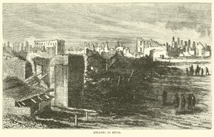 अटलांटा खंडहर में, नवंबर 1864 द्वारा अमेरिकी स्कूल