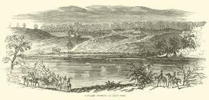 एविल फोर्ड पर कैवलरी क्रॉसिंग, जनवरी-अप्रैल 1863 द्वारा अमेरिकी स्कूल