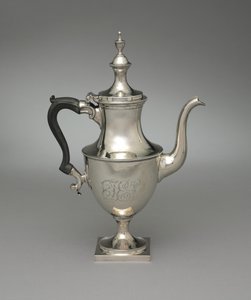 कॉफी पॉट, c.1800 द्वारा अमेरिकी स्कूल