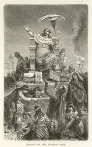 अंतिम संस्कार Pyre पर Croesus द्वारा अमेरिकी स्कूल