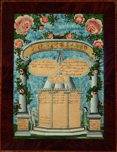 डारो-एडकिंस-वुडिंग परिवार रिकॉर्ड, 1825 32 द्वारा अमेरिकी स्कूल