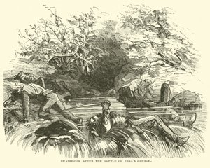 एज्रास चर्च की लड़ाई के बाद डेडब्रुक, अगस्त 1864 द्वारा अमेरिकी स्कूल