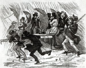 हॉर्न अराउंड द हॉर्न, 1849 द्वारा अमेरिकी स्कूल