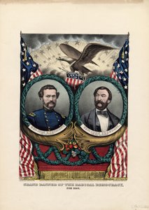 1864, पब के लिए कट्टरपंथी लोकतंत्र का भव्य बैनर। करियर एंड इव्स, 1864 द्वारा द्वारा अमेरिकी स्कूल