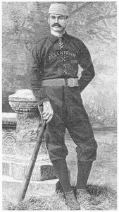 1880 के दशक में माइकल जे. केली, 'किंग ऑफ़ द डायमंड' (उत्कीर्णन) द्वारा अमेरिकी स्कूल