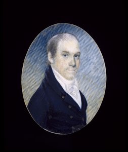 विलियम कैडोगन सिम्स का लघुचित्र (1773-1824), सी। 1810-1824 (हाथी दांत पर जल रंग) द्वारा अमेरिकी स्कूल