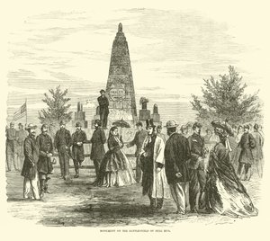 बुल रन के युद्ध-क्षेत्र पर स्मारक, सितंबर 1862 द्वारा अमेरिकी स्कूल