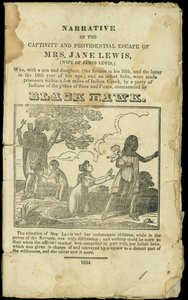 1832 में प्रकाशित श्रीमती जेन लुईस की कैद और भविष्य के संभावित पलायन की कथा द्वारा अमेरिकी स्कूल