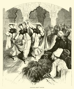 Nautch लड़कियों नृत्य द्वारा अमेरिकी स्कूल