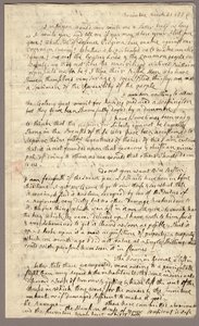पृष्ठ 1, अबीगैल एडम्स का जॉन एडम्स को पत्र, 31 मार्च - 5 अप्रैल 1776 (कागज पर स्याही) द्वारा अमेरिकी स्कूल