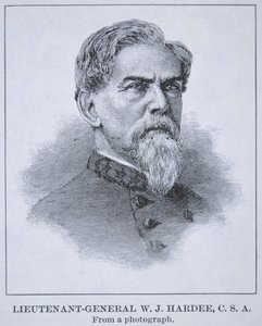 लेफ्टिनेंट जनरल डब्ल्यूजे हार्डी का पोर्ट्रेट (1815-73) (लिथो) द्वारा अमेरिकी स्कूल