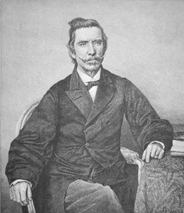 कॉन्फेडरेट रेडर अलबामा (लिथो) के कप्तान रियर एडमिरल सेम्स (1809-77) का पोर्ट्रेट द्वारा अमेरिकी स्कूल