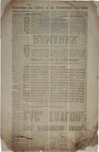 संवैधानिक सम्मेलन की कार्यवाही और पता, c.19th मार्च 1861 द्वारा अमेरिकी स्कूल