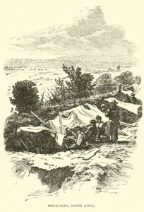 राइफल-गड्ढे, उत्तर अन्ना, मई 1864 द्वारा अमेरिकी स्कूल