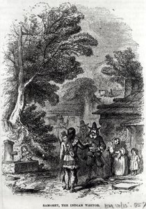 समोसेट, भारतीय आगंतुक, &39;हार्पर की मासिक&39;, 1857 से द्वारा अमेरिकी स्कूल
