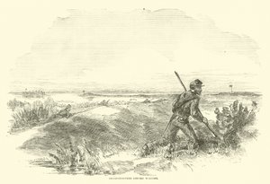 वैगनर से पहले शार्पशूटर, अगस्त 1863 द्वारा अमेरिकी स्कूल