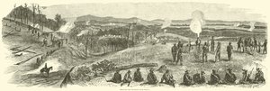 रेसाका के पास रेलिंग खोलना, मई 1864 द्वारा अमेरिकी स्कूल