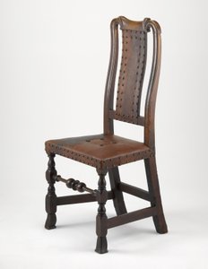 साइड चेयर, 1722-44 द्वारा अमेरिकी स्कूल