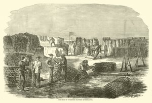 विक्सबर्ग की घेराबंदी, बैटरी हिकेनलॉपर, जून 1863 द्वारा अमेरिकी स्कूल
